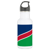 Vlag van Namibië Waterfles (Voorkant)