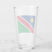 Vlag van Namibië (Zuid-Afrika) Glas (Achterkant)