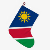 Vlag van Namibië (Zuid-Afrika) Grote Kerstsok (Voorkant (Hangend))