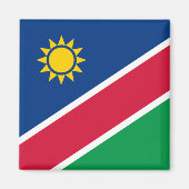 Vlag van Namibië (Zuid-Afrika) Magneet (Voorkant)