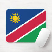 Vlag van Namibië (Zuid-Afrika) Muismat (Met muis)