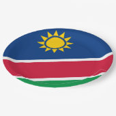 Vlag van Namibië (Zuid-Afrika) Papieren Bordje (Gekanteld)