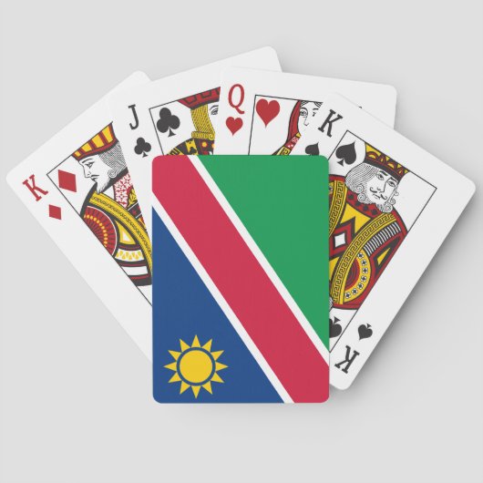 Vlag van Namibië (Zuid-Afrika) Pokerkaarten (Achterkant)