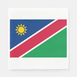 Vlag van Namibië (Zuid-Afrika) Servet