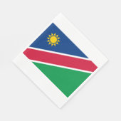 Vlag van Namibië (Zuid-Afrika) Servet (Hoek)