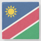 Vlag van Namibië (Zuid-Afrika) Stenen Onderzetter (Voorkant)