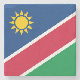 Vlag van Namibië (Zuid-Afrika) Stenen Onderzetter