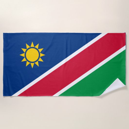 Vlag van Namibië (Zuid-Afrika) Strandlaken (Voorkant)