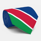 Vlag van Namibië (Zuid-Afrika) Stropdas (Opgerold)