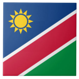 Vlag van Namibië (Zuid-Afrika) Tegeltje