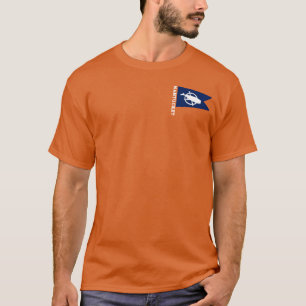 Vlag van Nantucket, Massachusetts T-shirt