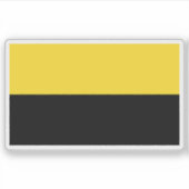 Vlag van Naranjo, Costa Rica Sticker (Voorkant)