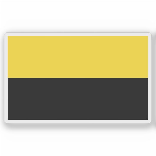 Vlag van Naranjo, Costa Rica Sticker (Voorkant)