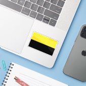 Vlag van Naranjo, Costa Rica Sticker (Laptop met iPhone)