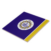 vlag van Nashville Tegeltje (Zijkant)