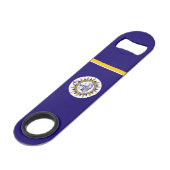 Vlag van Nashville, Tennessee Bar Key Speed Flessenopener (Voorkant Gekanteld)