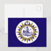 Vlag van Nashville, Tennessee Briefkaart (Voorkant / Achterkant)