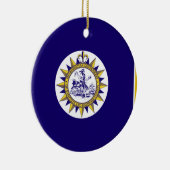 Vlag van Nashville, Tennessee Ceramic Ornament (Rechts)