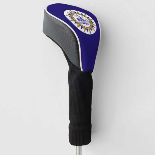 Vlag van Nashville, Tennessee Golfheadcover (Schuin)