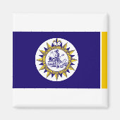 Vlag van Nashville, Tennessee Magnet (Voorkant)
