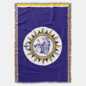 Vlag van Nashville, Tennessee Throw Blanket Deken (Voorkant Verticaal)