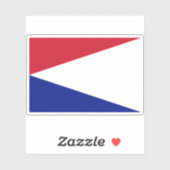 Vlag van Natalia, Afrika Sticker (Vel)