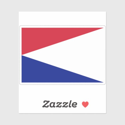 Vlag van Natalia, Afrika Sticker (Vel)