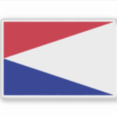 Vlag van Natalia, Afrika Sticker (Voorkant)