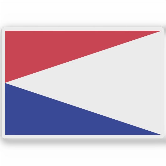 Vlag van Natalia, Afrika Sticker (Voorkant)