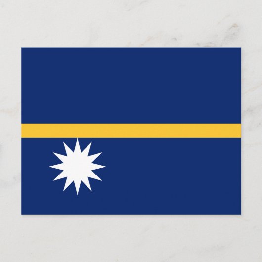 Vlag van Nauru Briefkaart (Voorkant)