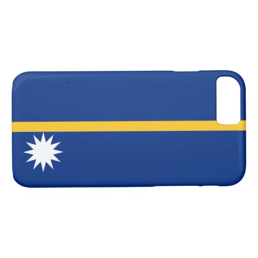 Vlag van Nauru Case-Mate iPhone Case (Achterkant (Horizontaal))
