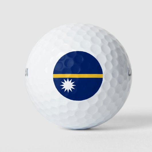 Vlag van Nauru Golfballen (Voorkant)