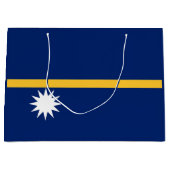 Vlag van Nauru Groot Cadeauzakje (Voorkant)
