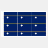 Vlag van Nauru Labels (Vel)