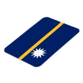 Vlag van Nauru Magneet (Linkerzijde)