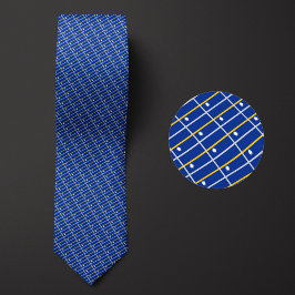 Vlag van Nauru Patroon Stropdas