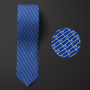 Vlag van Nauru Patroon Stropdas