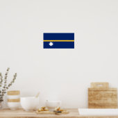Vlag van Nauru Poster (Keuken)