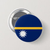 Vlag van Nauru Ronde Button 5,7 Cm (Voorkant /achterkant)