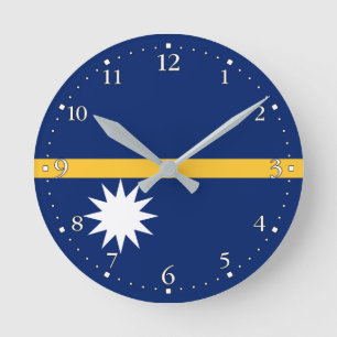 Vlag van Nauru Ronde Klok