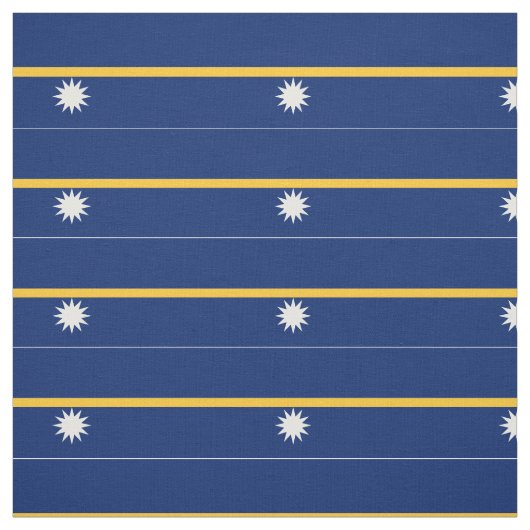 Vlag van Nauru Stof (Swatch)