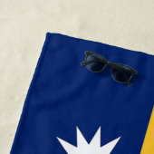 Vlag van Nauru Strandlaken (In situ)