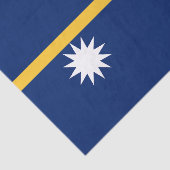 Vlag van Nauru Tissuepapier (Detail)