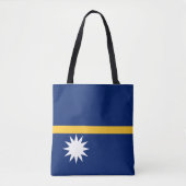 Vlag van Nauru Tote Bag (Voorkant)