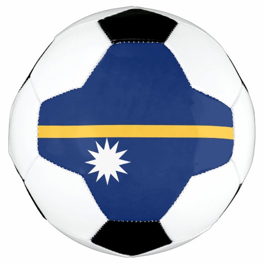 Vlag van Nauru Voetbal (Voorkant)