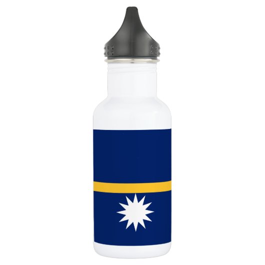 Vlag van Nauru Waterfles (Links)