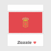 Vlag van Navarra Sticker (Vel)