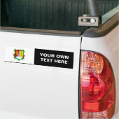 Vlag van Nayarit Bumpersticker (Op Truck)