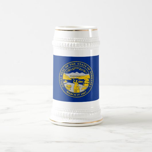 Vlag van Nebraska Bierpul (Center)