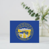 Vlag van Nebraska Briefkaart (Staand voorkant)